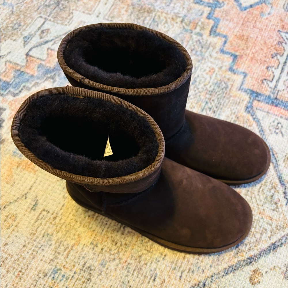 Ugg Brown Suede Boots - Picture 5 of 6